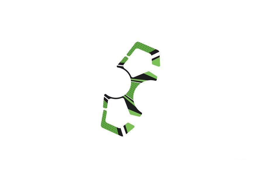 Obrázek produktu Ochranné nálepky na "brýle" PUIG RADIKAL 9626V zelená 9626V