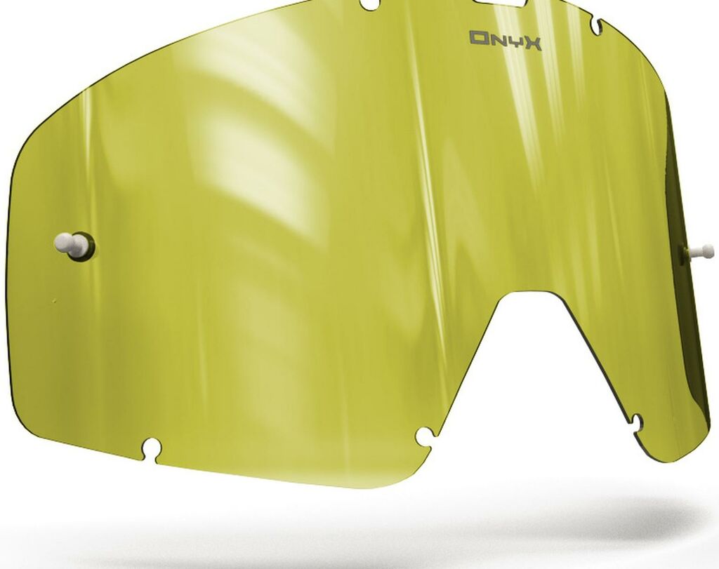 Obrázek produktu plexi pro brýle FOX RACING MAIN, ONYX LENSES (Hi-Vis žluté s polarizací) 15-142-41