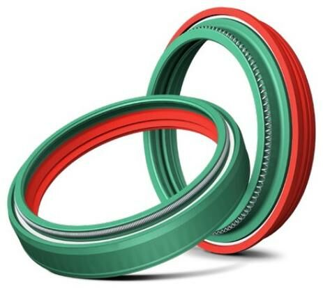 Obrázek produktu simering + prachovka do př. vidlice (48 x 57,9 x 9 mm, WP 48 mm, DC), SKF (zeleno-červené) SKF/ INNTECK
