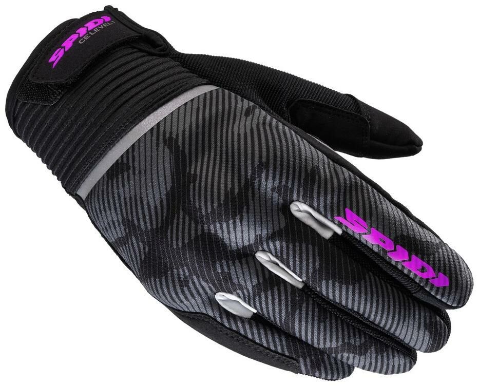 Obrázek produktu rukavice FLASH CE LADY, SPIDI, dámské (černá/maskáč růžová) B93-626