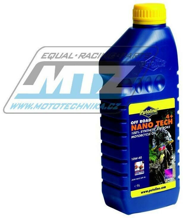 Obrázek produktu Olej motorový motocyklový Putoline Nano-tech Off road 4+ 10W40 (balení 1L) PU74020