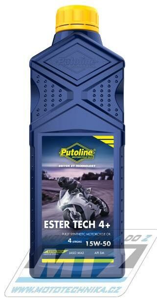 Obrázek produktu Olej motorový motocyklový Putoline EsterTech Syntec4+ 15W50 (balení 1L) PU70628