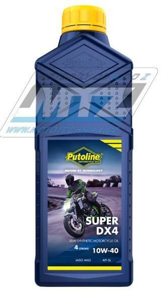 Obrázek produktu Olej motorový motocyklový Putoline Super DX4 10W40 (balení1L) PU70183