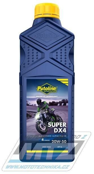 Obrázek produktu Olej motorový motocyklový Putoline Super DX4 20W50 (balení1L) PU70184