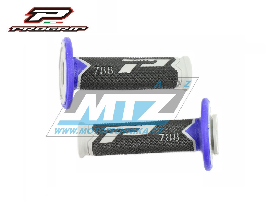 Obrázek produktu Rukojeti/Gripy Progrip 788 - šedo-černo-modré (třívrstvé) PG0788-03