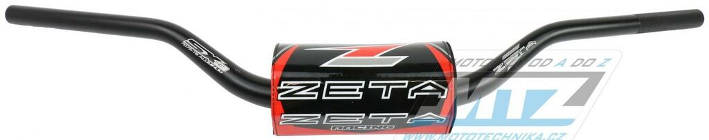 Obrázek produktu Řídítka ZETA SX3 MX-123 (1 1/8” = 28,6mm) s polstrem - ZETA ZE06-1231 - Honda+Kawasaki - černé