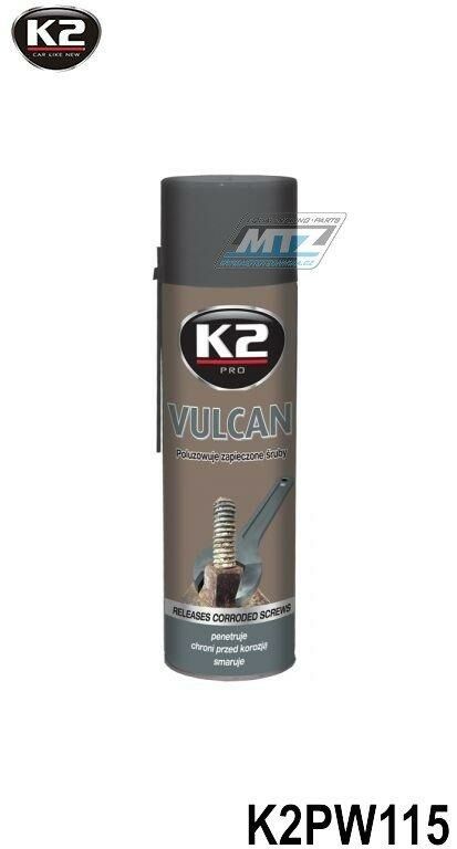 Obrázek produktu Vulcan K2 - uvolňovač závitů a mazivo (500ml) K2PW115