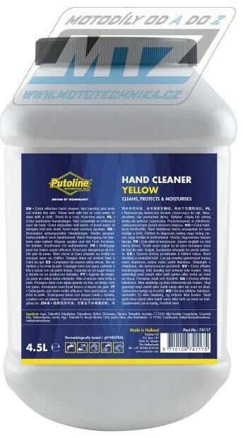 Obrázek produktu Mycí přípravek Putoline Hand-Cleaner (balení 4,5L) (74117) PU74117