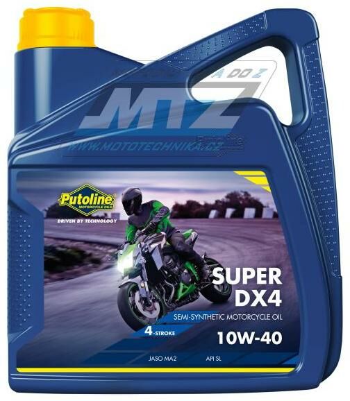 Obrázek produktu Olej motorový motocyklový Putoline Super DX4 10W40 (balení 4L) PU70087