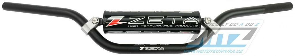 Obrázek produktu Řídítka ZETA CX Mini Racer Medium MX-931 (7/8” = 22mm) s polstrem - ZETA ZE09-9311 - Yamaha YZ85 + KTM 85SX + Honda CR85+CRF150R - černé