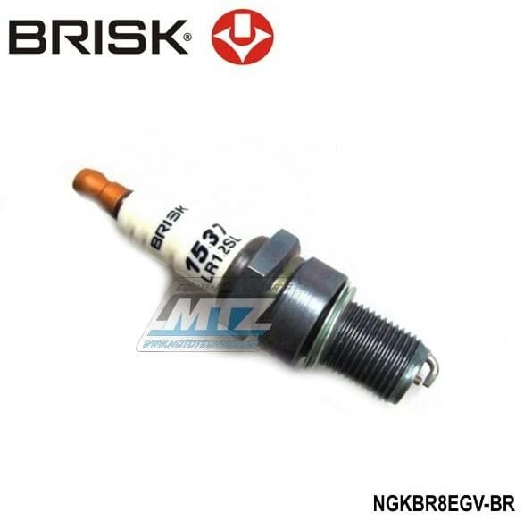 Obrázek produktu Svíčka motocyklová zapalovací Brisk - LR12SL Racing NGKBR8EGV-BR