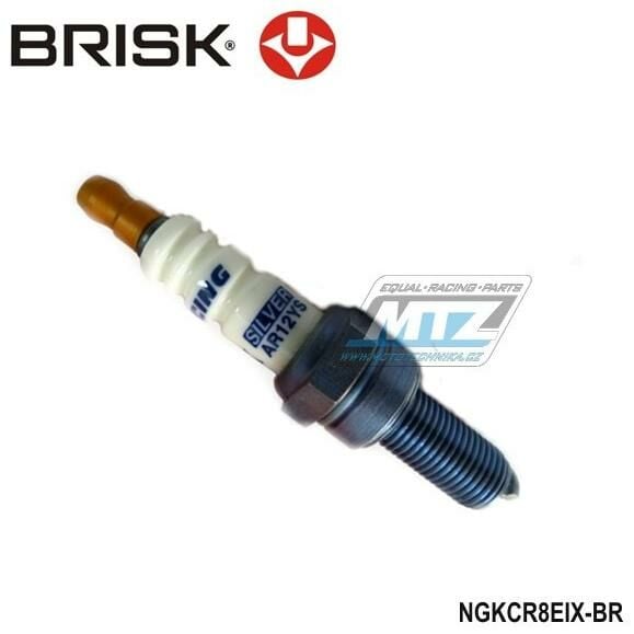 Obrázek produktu Svíčka motocyklová zapalovací Brisk - AR12YS Racing (ngkcr8eix-br)