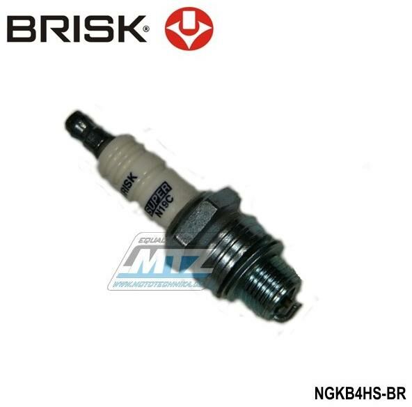Obrázek produktu Svíčka motocyklová zapalovací Brisk - N19C NGKB4HS-BR