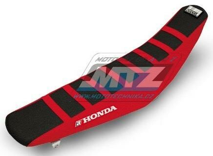 Obrázek produktu Potah sedla Honda CR125+CR250 / 02-07 + CRF450R / 02-04 - barva černo-červená - typ potahu ZEBRA