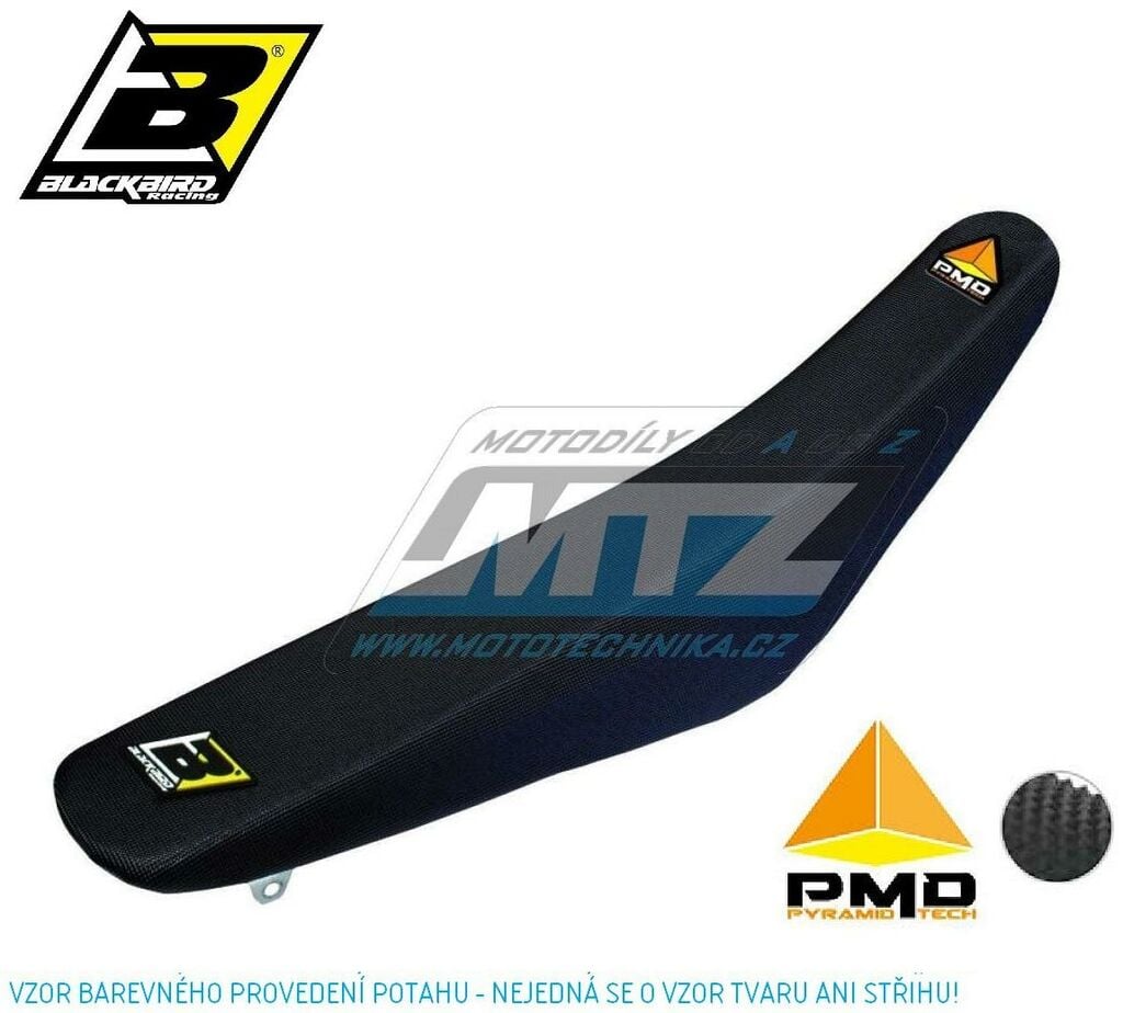 Obrázek produktu Potah sedla Yamaha YZF250+YZF450 / 03-05 + WRF250+WRF450 / 05-06 - barva černá - typ potahu PMD