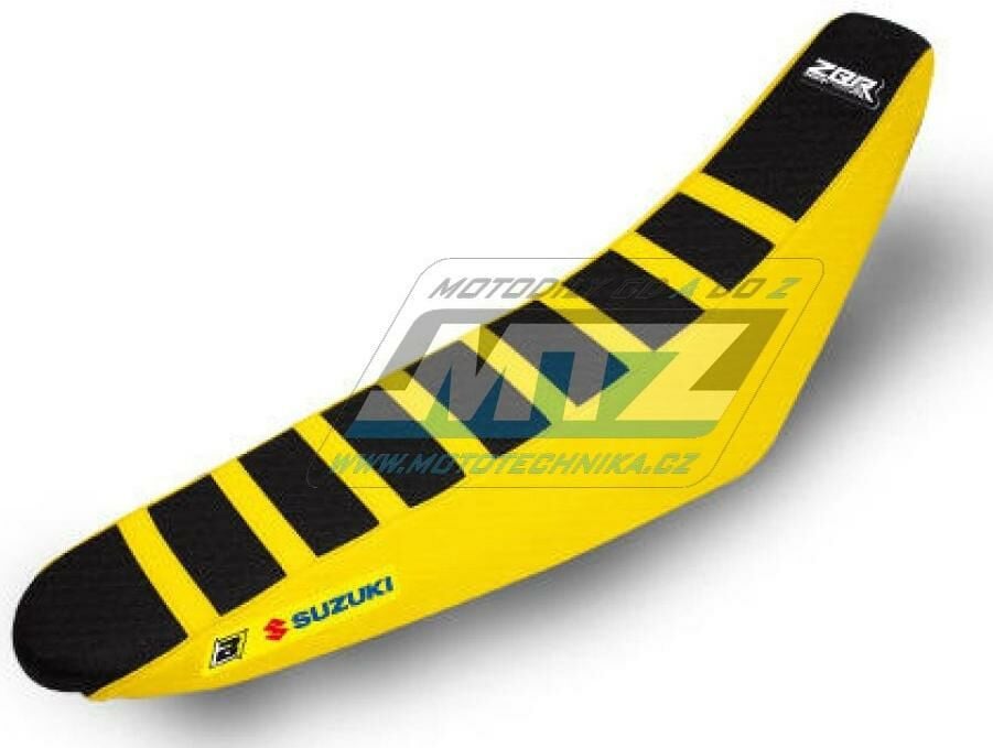 Obrázek produktu Potah sedla Suzuki RMZ450 / 08-17 - žluto-černý (typ potahu ZEBRA) (bbzebrazluta)