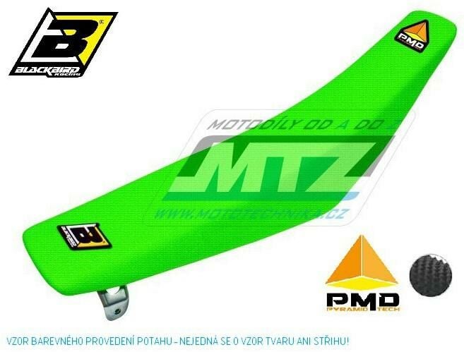 Obrázek produktu Potah sedla Kawasaki KX125+KX250 / 99-02 - barva zelená - typ potahu PMD