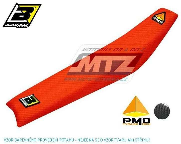 Obrázek produktu Potah sedla KTM 85SX / 04-12 - oranžový (typ potahu PMD) (bbpmdoranz)