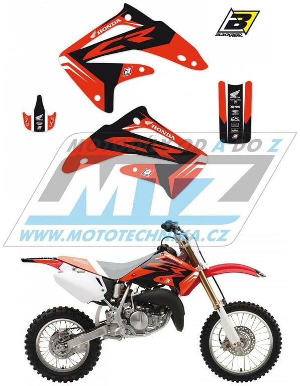 Obrázek produktu Polepy na motocykl (sada polepů Dream) Honda CR85 / 03-07 - typ polepů Dream4 (bb2119n) BB2119N