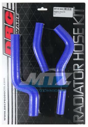 Obrázek produktu Hadice chladiče DRC RADIATOR HOSE KIT - DRC D47-01-642 - Yamaha YZF250 / 07-09 - modré (sada 4ks) DF4701642