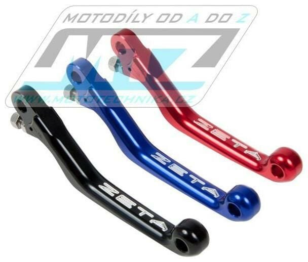 Obrázek produktu Náhradní výklopná páčka brzdová ZETA PIVOT (krátké 3prsté provedení) - ZETA ZE41-36007 - oranžová ZE4136007