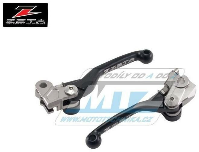 Obrázek produktu Sada výklopných páček ZETA PIVOT - ZETA ZE44-0101 - Honda CRF250R / 07-23 + CRF450R / 07-20 + CRF450RX+CRF250RX - černé ZE440101