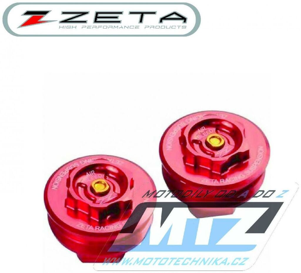 Obrázek produktu Víčka/Zátky přední vidlice Zeta RSL - ZETA ZE56-10132 - Honda CRF250L / 13-21 + CRF250M / 12-17 + CRF250 Rally / 17-21 + CRF300L / 21-22 + CRF300 Rally / 21-22