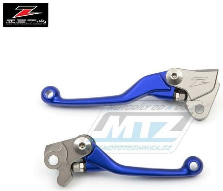 Obrázek produktu Sada výklopných páček ZETA PIVOT - ZETA ZE44-1102 - Yamaha YZ125 + YZ250 + YZF250 + YZF426 + YZF450 + Kawasaki KX125 + KX250 + KXF250 + KXF450 + Suzuki RMZ250 - modré