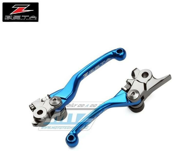Obrázek produktu Sada výklopných páček ZETA PIVOT - ZETA ZE44-2102 - Kawasaki KX65 / 00-24 + KX80+KX85+KX100+KX112 / 01-24 + KX125 / 00-05 + KX250 / 00-04 + KXF250 + Suzuki RMZ250 / 07-23 + RMZ450 / 05-23 - modré