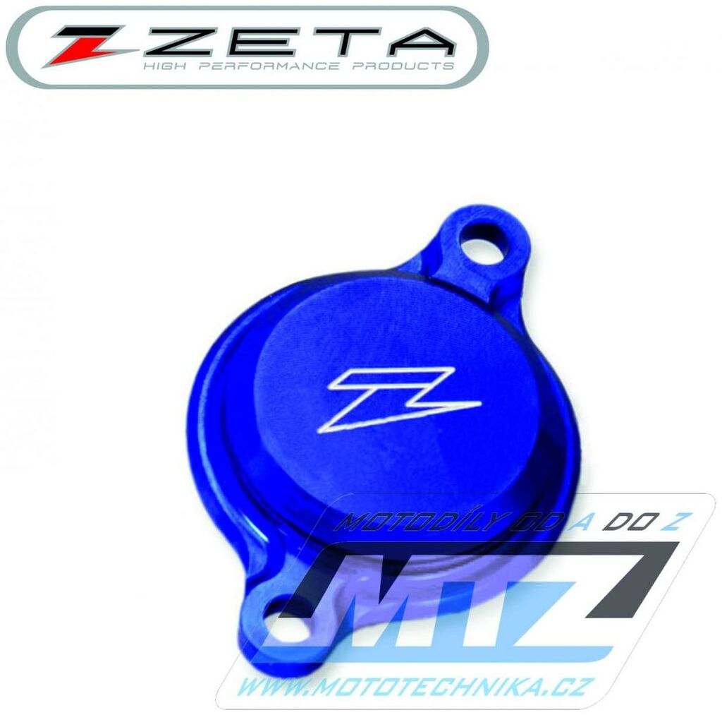 Obrázek produktu Víko olejového filtru - ZETA ZE90-1362 - Yamaha YZF250+YZF250X / 14-21 + YZF450+YZF450X / 10-21 + WRF250 / 15-20 + WRF450 / 16-21 - modré ZE901362
