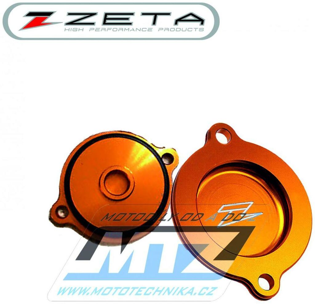 Obrázek produktu Víko olejového filtru - ZETA ZE90-1447 - KTM 250SXF+350SXF+450SXF+505SXF + 250EXCF+350EXCF+400EXC+450EXC+500EXC+530EXC + 450SMR + Freeride 250F+350 - oranžové ZE901447