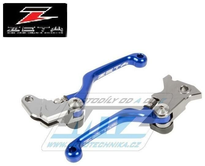 Obrázek produktu Sada výklopných páček ZETA PIVOT - ZETA ZE44-8012 - Yamaha WR250X+WR250R / 07-17 + XT250X / 06-16 + Yamaha Tricker / 04-16 + TTR250 / 93-13 + TTR125 - modré