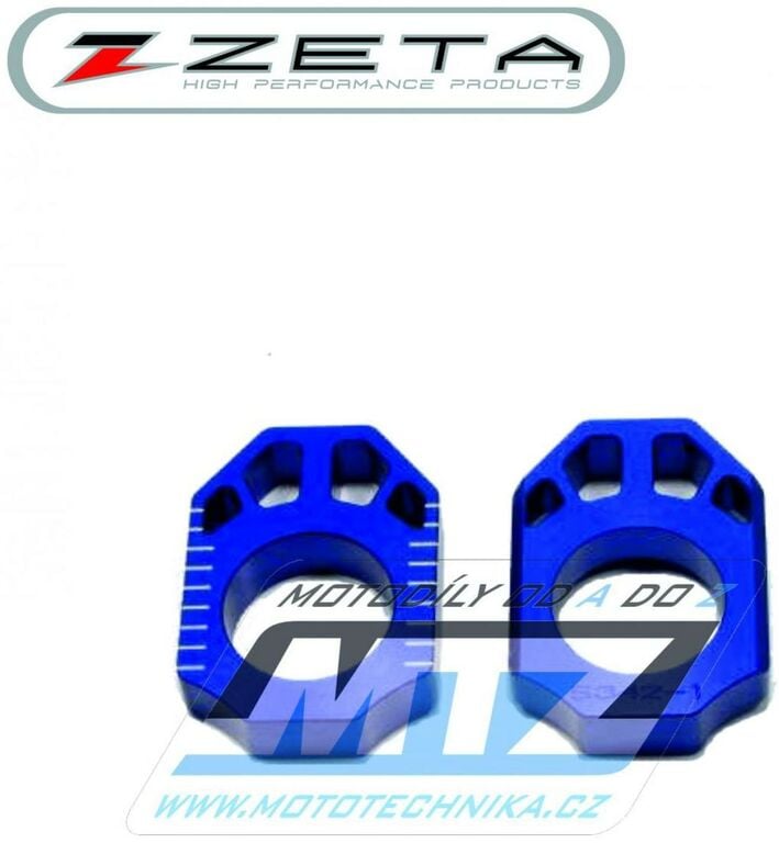 Obrázek produktu Dorazy osy zadního kola ZETA ZE93-5342 - Yamaha YZF250 / 12-24 + YZF450 / 10-24 - modré ZE935342