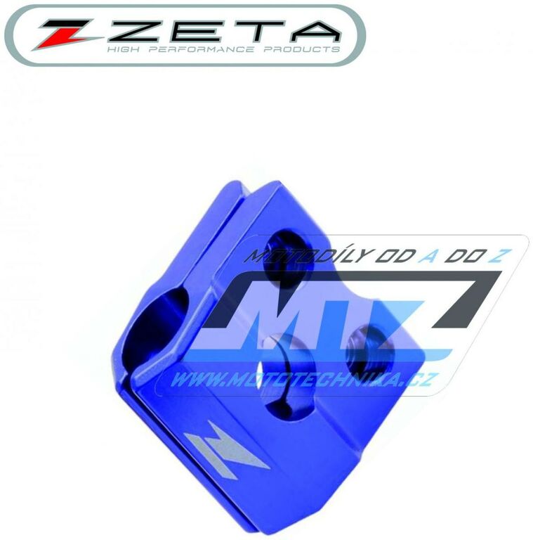 Obrázek produktu Držák přední brzdové hadice ZETA ZE92-0207 - modrý ZE920207