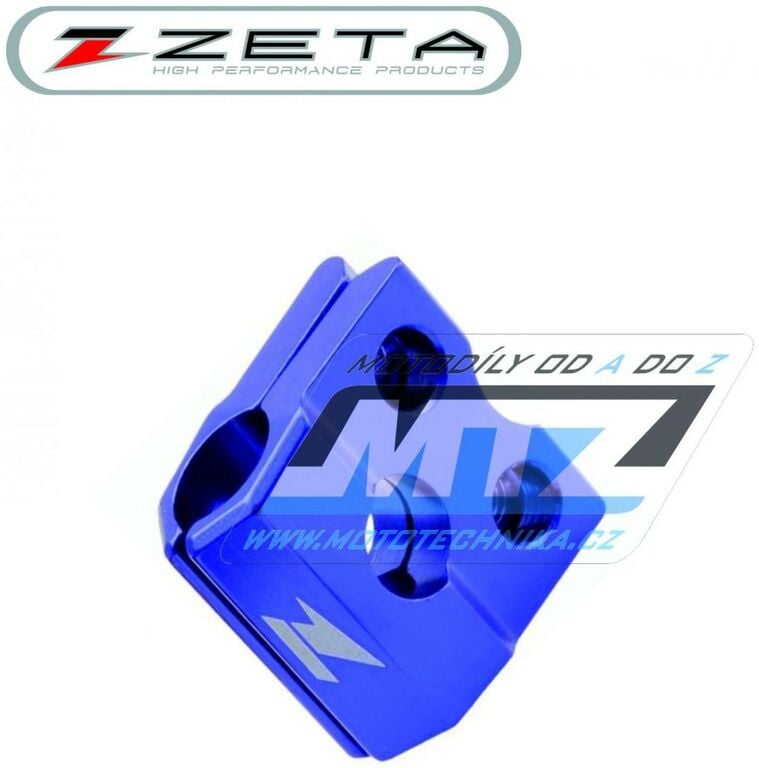 Obrázek produktu Držák přední brzdové hadice ZETA - modrý (zeta-drzak-hadice-modr)