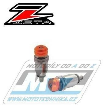 Obrázek produktu Ventilky odvzdušňovací WHITE POWER / MARZOCCHI / SACHS (závit M4) - ZETA ZE91-4107 - oranžové ZE914107