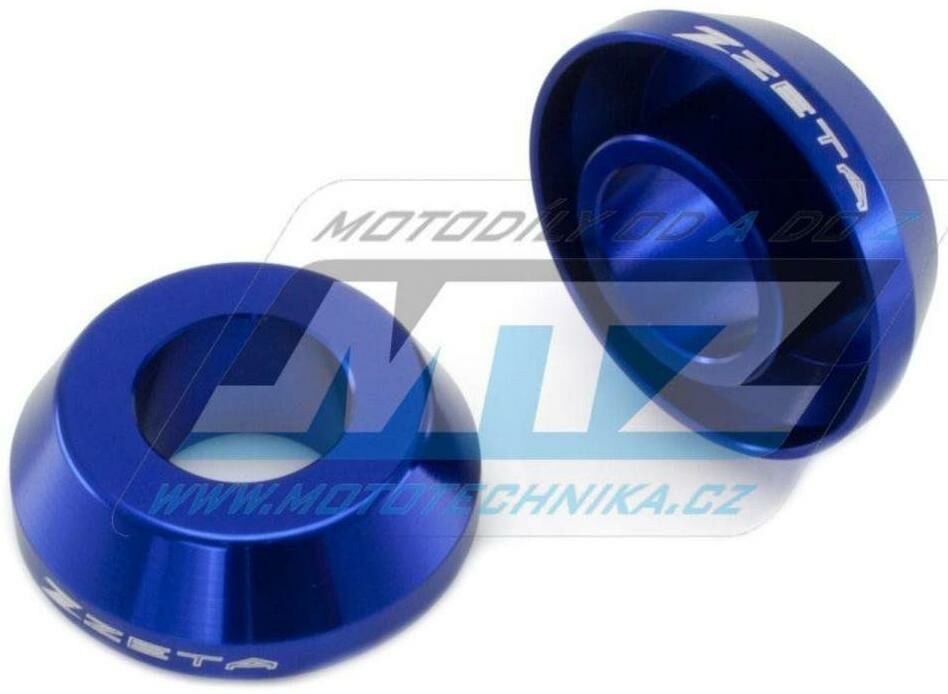Obrázek produktu Kryty osy (rozpěrky) zadního kola ZETA Fast Spacer - ZETA ZE93-2406 - Yamaha YZF250+YZF450 / 09-18 - modré ZE932406