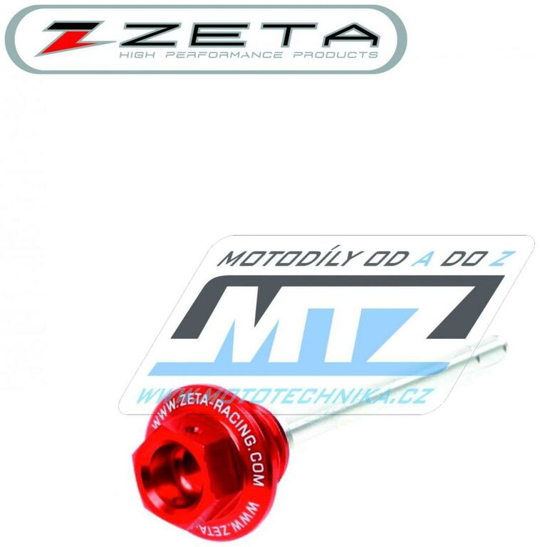 Obrázek produktu Zátka s měrkou (zátka oleje) - ZETA ZE89-3060 - Honda CRF450R / 17-19 - červená ZE893060