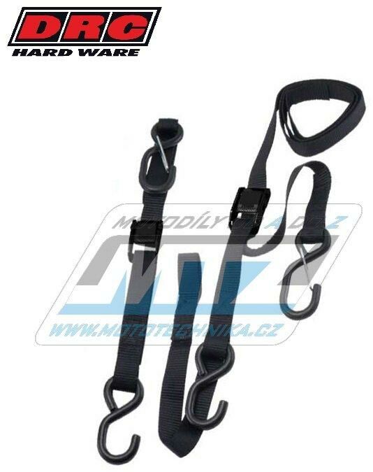 Obrázek produktu Popruhy/Kurty upínací s pojistkou DRC UNIT Cam Buckle Tie Down - černé DFUND3602-1