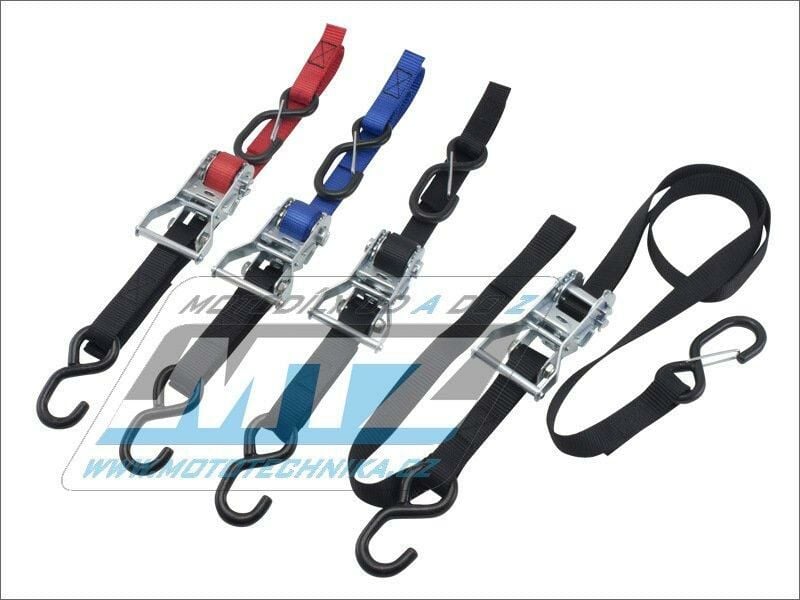 Obrázek produktu Popruhy/Kurty s ráčnou a pojistkou DRC T2 RATCHET TIEDOWNS - DRC D36-05-530 - červené DF3605530