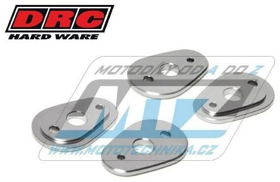 Obrázek produktu Podložky/Adaptéry pro montáž pro blinkrů DRC Flasher Holder Plate - DRC D45-59-950 - sada 2páry - titanové DF4559950