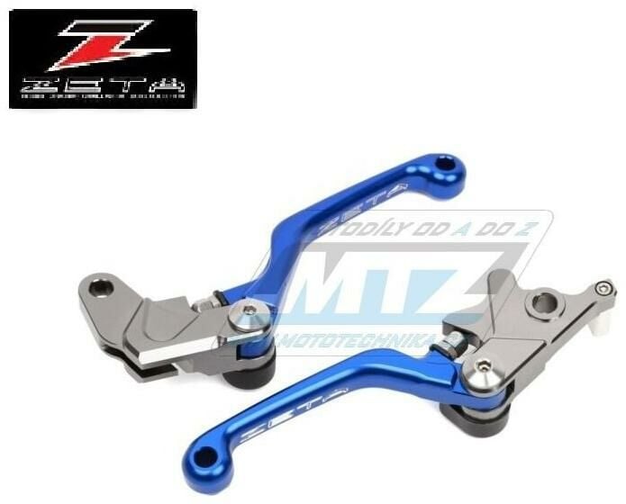 Obrázek produktu Sada výklopných páček ZETA PIVOT - ZETA ZE44-7012 - Suzuki DRZ400S+DRZ400SM / 00-16 - modré ZE447012
