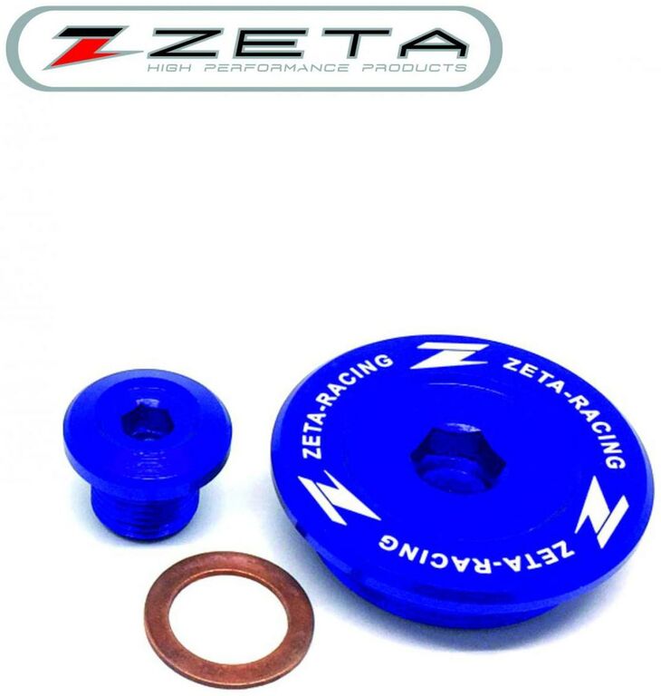Obrázek produktu Zátky motoru - ZETA ZE89-1352 - Suzuki DRZ400S / 00-17 + DRZ400SM /15-17 - modré ZE891352