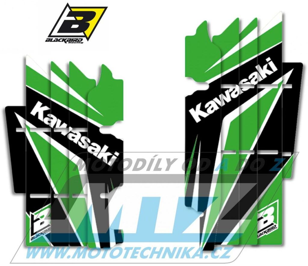 Obrázek produktu Polepy mřížek chladiče Kawasaki KXF450+KX450 / 16-23 + KXF250+KX250 / 21-23 - typ polepů Dream4