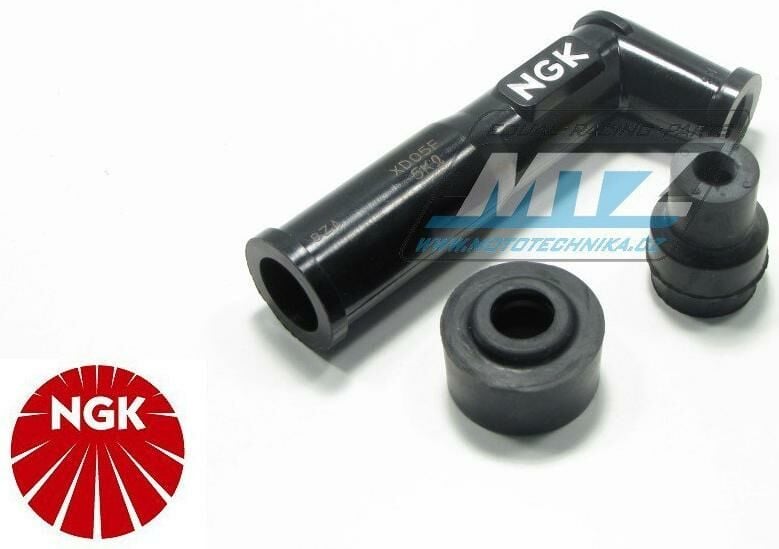 Obrázek produktu Fajfka/Botka NGK XD05F - 102° / 5 kOhm / pro svíčku bez koncovky (na závit) NGKXD05F