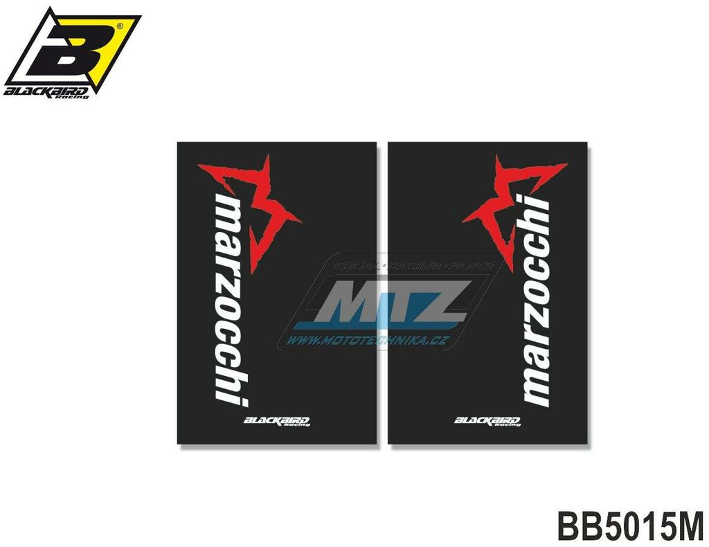 Obrázek produktu Polepy vidlic černé - Marzocchi BB5015M