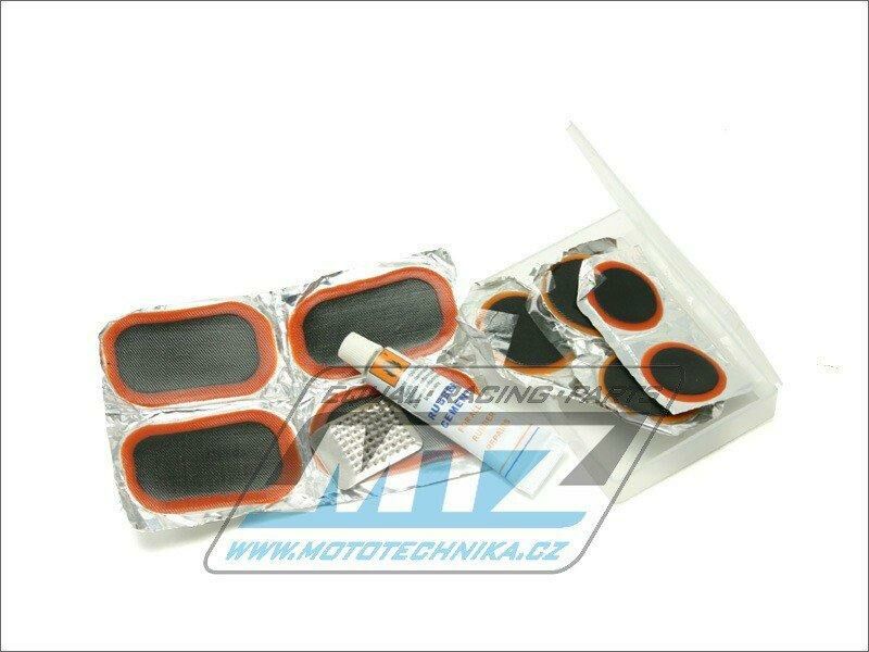 Obrázek produktu Sada na lepení duší DRC Cold Patch - DRC D43-02-110 - 3 rozměry záplat + lepidlo DF4302110-DRC