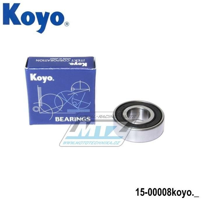 Obrázek produktu Ložisko 6202-2RS (rozměry: 15x35x11 mm) Koyo 15-00008KOYO
