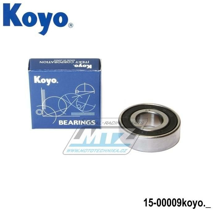 Obrázek produktu Ložisko 6203-2RS (rozměry: 17x40x12 mm) Koyo 15-00009KOYO