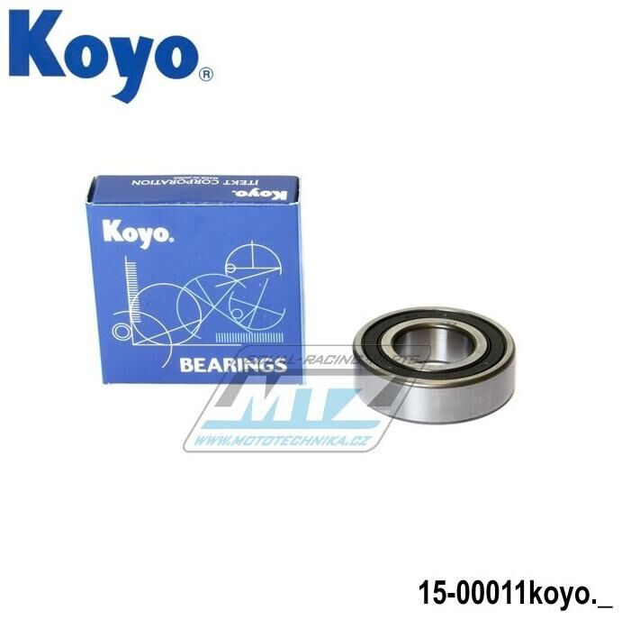 Obrázek produktu Ložisko 6205-2RS (rozměry: 25x52x15 mm) Koyo 15-00011KOYO